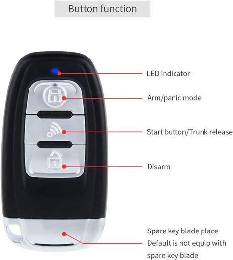 smart key rfid pke car alarm system|EASYGUARD EC002 Smart Key RFID PKE Car .